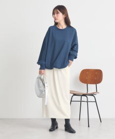 earth music&ecology サイドリブロゴスウェット