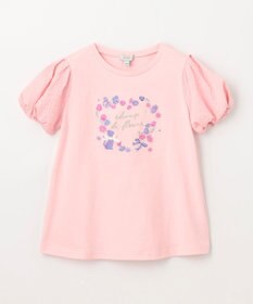 ANY KIDS フラワー 刺繍 Tシャツ