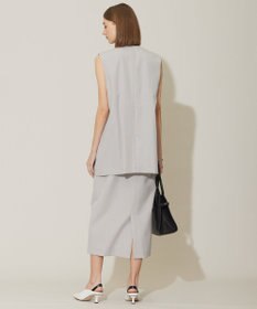 ICB L 【接触冷感・UVケア・撥水・洗える】 LooseWeave ノーカラージレ