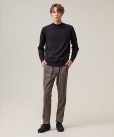 J.PRESS MEN 動きやすさにこだわった立体設計【洗える】コットンカシミヤモックネック ニット