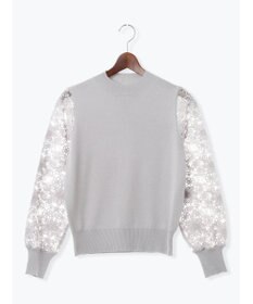 Te chichi レーススリーブニット