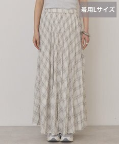 AMERICAN HOLIC 【選べる丈】チェックシアープリーツスカート