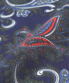 JOSEPH ABBOUD 【日本製】RCF綿ローン ペイズリープリント スカーフ