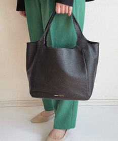 Hekhèr Le Style de Vie 【日本製/セレモニーにも】シュリンクレザー ハンドバッグ medium