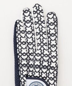 23区GOLF 【WOMEN】手元を華やかに！モノグラム 合皮 グローブ