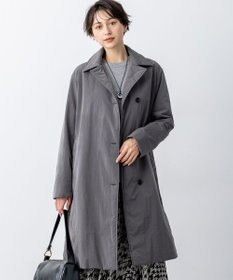 23区 【洗える】LIMONTA ステンカラー ライトアウター グレー系