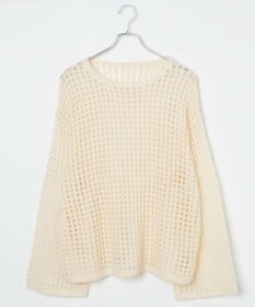 WEGO ビッグメッシュニットプルオーバー