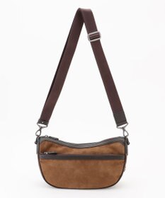 JOSEPH ABBOUD  【軽量/コンパクト】ライトスウェード ハーフムーン　バッグ