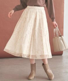 ANY SIS ラインアートプリーツ スカート