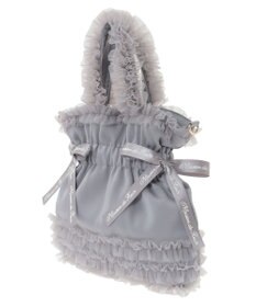 Maison de FLEUR チュールフリルダブルリボン2Wayトート