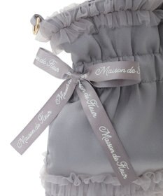 Maison de FLEUR チュールフリルダブルリボン2Wayトート