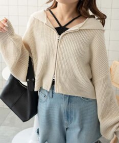 WEGO ダブルジップニットパーカー