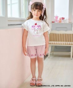 ANY KIDS 【any FAM ×サンリオキャラクターズ】ミラクルスパンコール Tシャツ