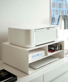 tower ツーウェイプリンター収納ラック タワー ホワイト