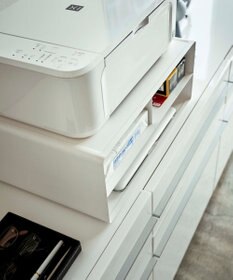 tower ツーウェイプリンター収納ラック タワー ホワイト