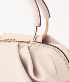 23区 メタルハンドル ショルダー バッグ