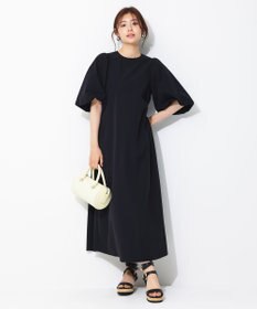 UNFILO L FINE MOVE ボリュームスリーブ ワンピース