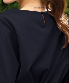 Tiaclasse 【洗える】タックスリーブカットソートップス