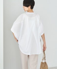 AMERICAN HOLIC 異素材ドッキングドルマンプルオーバー