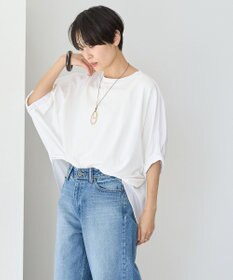 AMERICAN HOLIC 異素材ドッキングドルマンプルオーバー