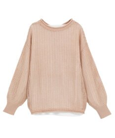 Green Parks ＳＥＴ２点２ｗａｙシャーリングニット＋インナー