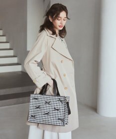 Maison de FLEUR ナローリボンスクエアバッグ