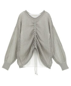 Green Parks ＳＥＴ２点２ｗａｙシャーリングニット＋インナー