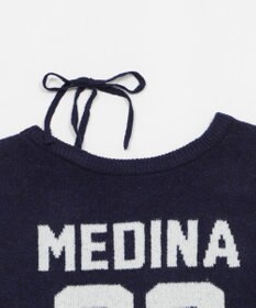 WEGO フラッフィー2WAYグラフィックワンショルBIGニット