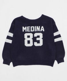 WEGO フラッフィー2WAYグラフィックワンショルBIGニット