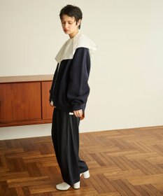 #Newans リラックスフィットドルマンニットブルゾン