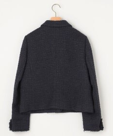 組曲 【KUMIKYOKU NAVY】ファンシーツイード 2WAYジャケット