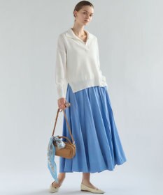 23区 【先行予約】Ericaキャラコ  ペイズリープリント スカーフ