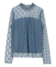 earth music&ecology レースドッキングプルオーバー