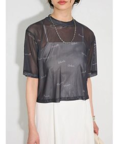 Green Parks ロゴ入りチュールトップス