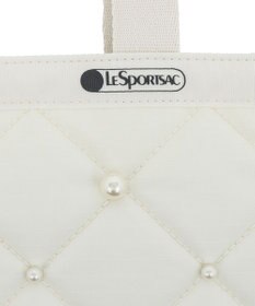 LeSportsac LG EMERALD TOTE W/ PEARLS/スターライトパール
