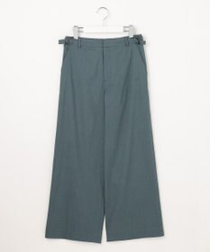 J.PRESS LADIES S 【人気素材】セルロースリネンストレッチ セミワイド パンツ
