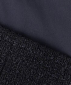 組曲 L 【KUMIKYOKU NAVY】ファンシーツイード 2WAYジャケット