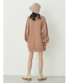 earth music&ecology 配色ルーズスウェット