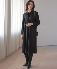 組曲 S 【前後着用可】ラメストライプボウタイ ワンピース