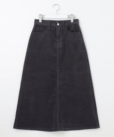 自由区 【洗える】リブレスコール ロングスカート