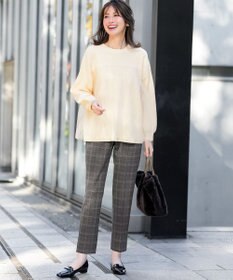 ANY SIS S ビューティサーモ2WAYストレッチ テーパードパンツ