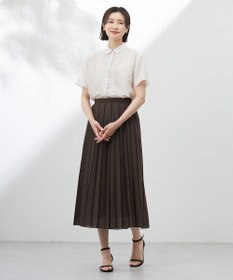 J.PRESS LADIES S 【洗える】シアータフタ プリーツ スカート