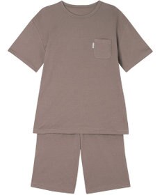 ワコール／睡眠科学 パジャマ 綿100%(本体) ワッフル素材 5分袖 半袖 5分丈 メンズ YGT126 睡眠科学／ワコール