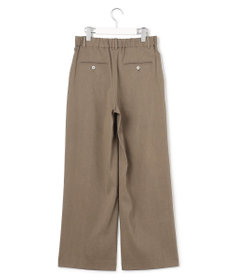 23区 【CanCam・CLASSY.掲載】リネンレーヨンストレッチ ワイドパンツ