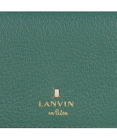 LANVIN en Bleu リム リール付き2面パスケース
