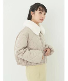 earth music&ecology ファーカラーブルゾン