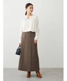 Green Parks きれいシルエット裾フレアスカート