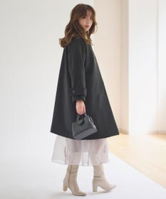 Feroux ウール混 Aラインコート