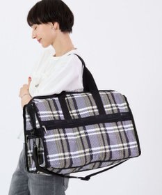 LeSportsac DELUXE LG WEEKENDER/ピクセルスクランブルチェック