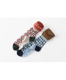 TRICOTE フレア チェックソックス